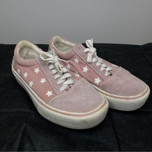 Steve Madden Women’s Emile Suede Star Platform Sneakers Size 7.5